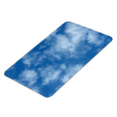 Blue Sky met Clouds Foto Magneet (Linkerzijde)