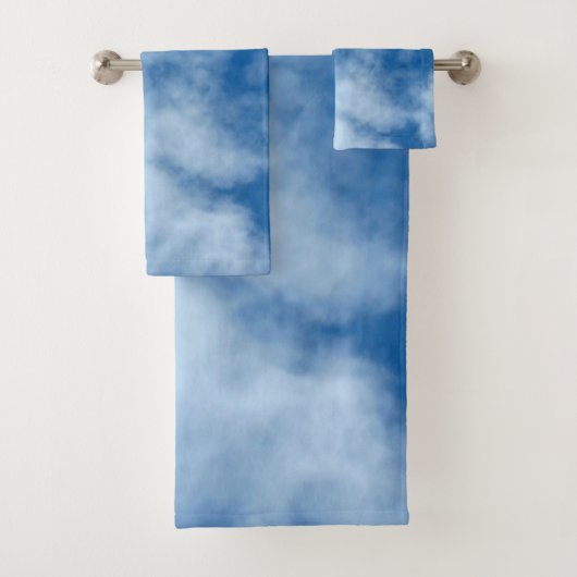 Blue Sky met Clouds Natuur Fotografie Bad Handdoek (Insitu)