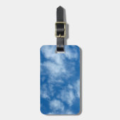 Blue Sky met Clouds Natuur Fotografie Bagagelabel (Voorkant verticaal)
