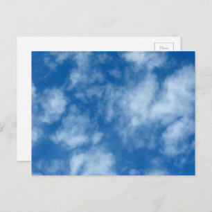Blue Sky met Clouds Natuur Fotografie Briefkaart