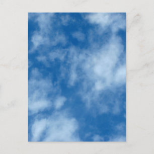 Blue Sky met Clouds Natuur Fotografie Briefkaart