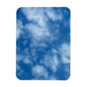 Blue Sky met Clouds Natuur Fotografie Magneet (Verticaal)