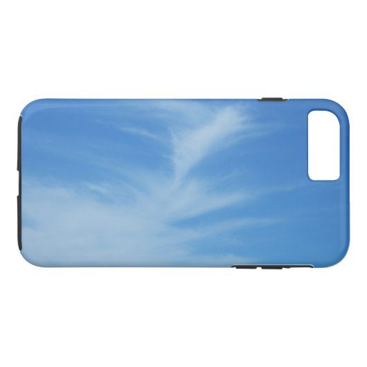 Blue Sky met White Clouds Abstracte Natuur Foto Case-Mate iPhone Case (Achterkant (Horizontaal))