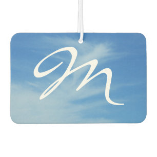 Blue Sky met White Clouds Abstracte Natuur Foto Luchtverfrisser
