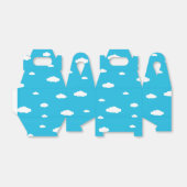 Blue Sky met witte wolken Bedankdoosjes (Uitgevouwen)