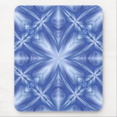 Blue Sky Milky White Clouds Abstract Patroon Muismat (Voorkant)