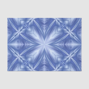 Blue Sky Milky White Clouds Abstract Patroon Tissuepapier