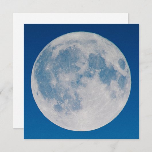 Blue Sky Moon Kaart (Voorkant / Achterkant)