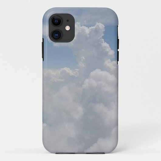 Blue Sky Natuur White Puffy Cloud Formations Case-Mate iPhone Case (Achterkant)
