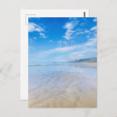 Blue Sky Oregon Beach Briefkaart (Voorkant / Achterkant)