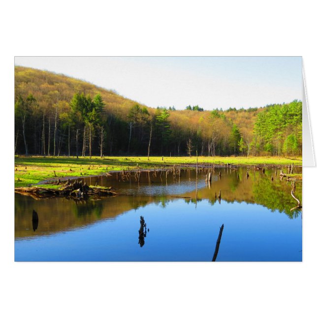 Blue Sky Reflection (Voorkant Horizontaal)