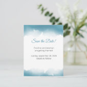 Blue Sky Save the Date (Staand voorkant)