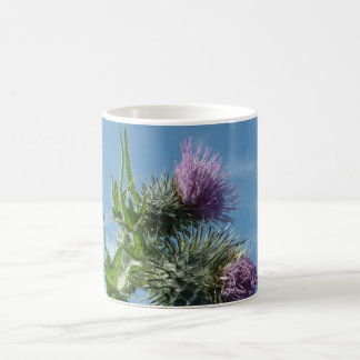 Blue Sky Scottish Thistle Coffee Mok