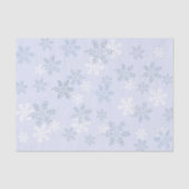 Blue Sky  Snowflake Holiday Tissuepapier (Voorkant)