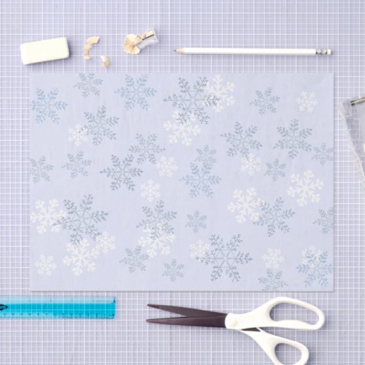 Blue Sky  Snowflake Holiday Tissuepapier (Craft)