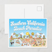 Blue Sky SoCal Briefkaart (Voorkant / Achterkant)
