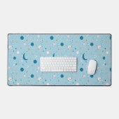 Blue Sky & Space Pattern Bureaumat (Keyboard & Muis)