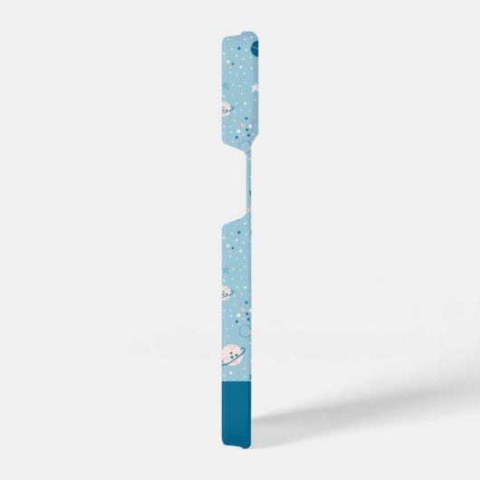 Blue Sky & Space Pattern iPhone Hoesje (Rechterkant)