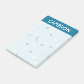 Blue Sky & Space Pattern Post-it® Notes (Schuin)