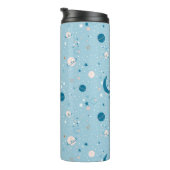 Blue Sky & Space Pattern Thermosbeker (Geroteerd rechts)