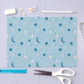 Blue Sky & Space Pattern Tissuepapier (Craft)