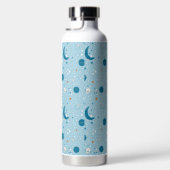 Blue Sky & Space Pattern Waterfles (Rechts)