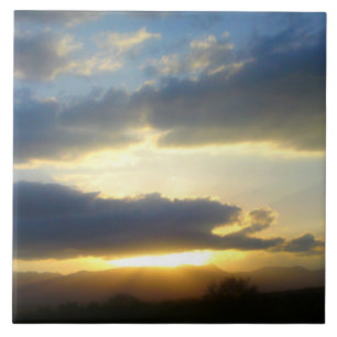 Blue Sky Sunset Tegel Tegeltje