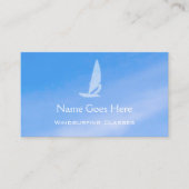 "Blue Sky"-Visitekaartjes Visitekaartje (Voorkant)