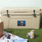 Blue Sky voor Space Shuttle Atlantis Lancering Sticker (Koeler)