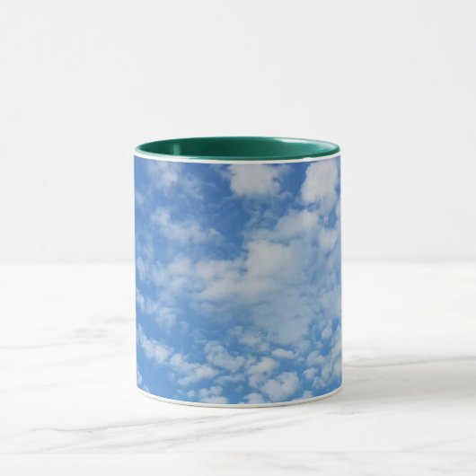 Blue Sky White Clouds Coffee Tea Soup Cup Mok (Midden)