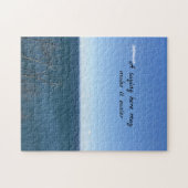 Blue Sky White Clouds Foto Legpuzzel (Horizontaal)