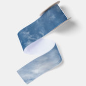 Blue Sky White Clouds Lint (Achterkant)