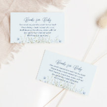 Blue Sky Wildflowers Boek voor Baby Baby shower