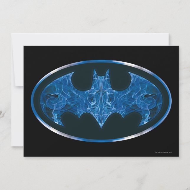 Blue Smoke Bat Symbol (Voorkant)