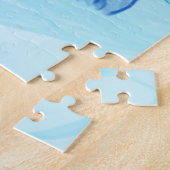 BLUE SMOKE - Fractal Art - Legpuzzel (Zijkant)