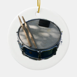 Blue Snare Drum Drumsticks en Muffler Keramisch Ornament