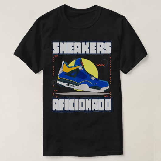 Blue Sneakers Aficionado T-shirt (Design voorkant)