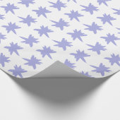 Blue Snowflake Cadeaupapier (Hoek)
