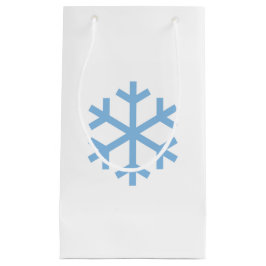 Blue Snowflake-kerstcadeautas Klein Cadeauzakje