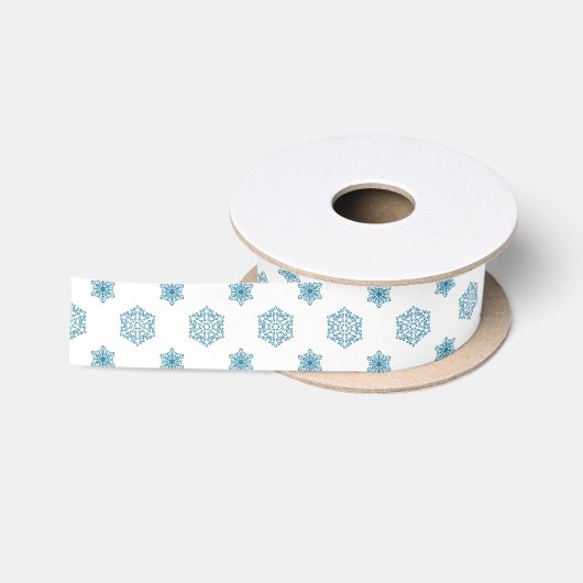 Blue Snowflake Ribbon Lint (Spoel)