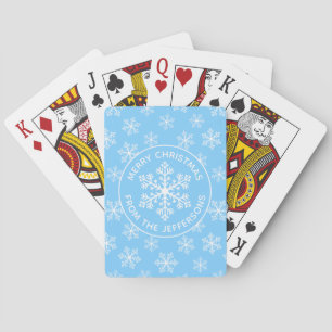 Blue Snowflake-speelkaarten Pokerkaarten