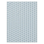 Blue Snowflake Winter Hanukkah Kerstfeestdag Tafelkleed (Voorkant)