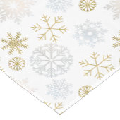 Blue Snowflake Winter Table Runner Korte Tafelloper (Hoek)