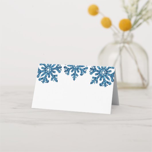 Blue Snowflake Winter Wedding (Achterkant)