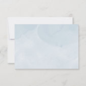 Blue Snowflakes Boy Baby shower Conseils Cartes (Dos)
