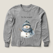 Blue Snowman Christmas (Motif recto)