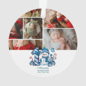 Blue Snowman  First Christmas (dos)