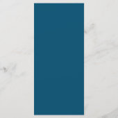 Blue Snowman, Menu de fête de Noël (Dos)