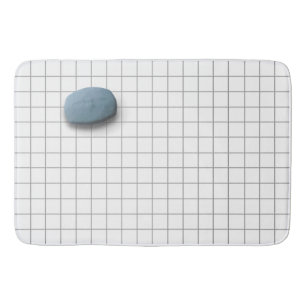 Blue Soap Bath Mat