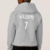 Blue Soccer Shield Team, Nom et numéro du joueur (Dos)